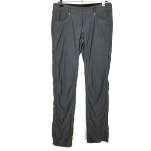Kuhl Women's Trekr Pants Sz 6 Reg Gray Outdoor Hikiing Travel Work Straight